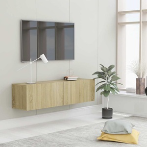 Diverse Hardware, TV-Schrank Sonoma-Eiche 120 x 30 x 30 cm Spanplatte