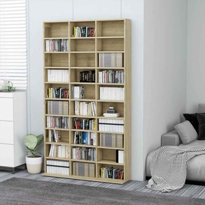 Diverse Hardware, CD-Regal Sonoma-Eiche 102x16x177,5 cm Spanplatte