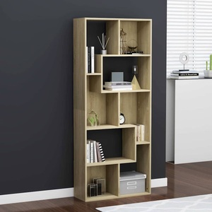 vidaXL, vidaXL Bücherregal Sonoma-Eiche 67x24x161 cm Spanplatte