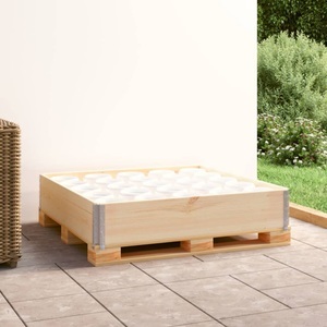 vidaXL, vidaXL Paletten-Aufsatzrahmen 100×100 cm Kiefern-Massivholz, vidaXL Paletten-Aufsatzrahmen 100x100 cm Kiefer Massivholz