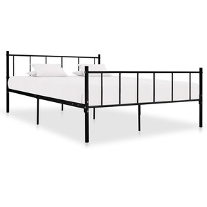 vidaXL, vidaXL Bettgestell Schwarz Metall 180×200 cm, vidaXL Bettgestell Schwarz Metall 180×200 cm