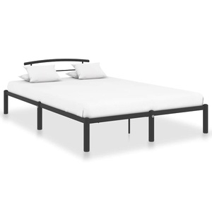 vidaXL, vidaXL Bettgestell Schwarz Metall 120x200 cm