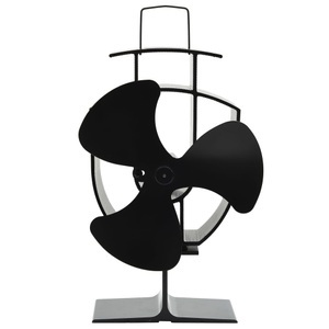 vidaXL, vidaXL Wärmebetriebener Kaminventilator 3 Blätter Schwarz, vidaXL Ofenventilator Wärmebetrieben 3 Blätter Schwarz