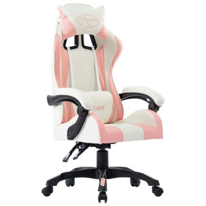 vidaXL, vidaXL Gaming-Stuhl Rosa Kunstleder