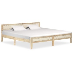 vidaXL, vidaXL Bettgestell Mango Massivholz 200 cm