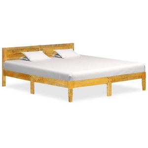 vidaXL, vidaXL Bettgestell Mango Massivholz 160 cm