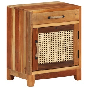 vidaXL, vidaXL Nachttisch 40x30x50 cm Altholz Massiv, vidaXL Nachttisch 40x30x50 cm Altholz Massiv