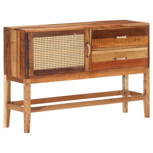 vidaXL, vidaXL Sideboard 118x30x76 cm Altholz Massiv