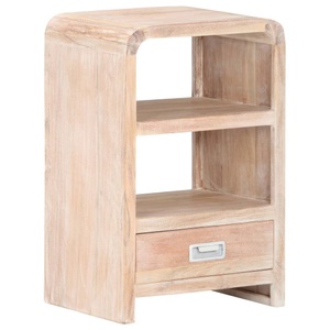 vidaXL, vidaXL Nachttisch 40x30x60 cm Akazie Massivholz, vidaXL Nachttisch 40x30x60 cm Akazie Massivholz