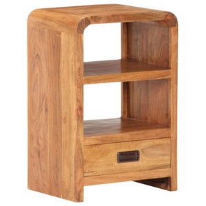 vidaXL, vidaXL Nachttisch 40x30x60 cm Massivholz mit Honigfarbenem Finish, vidaXL Nachttisch 40x30x60 cm Massivholz mit Honigfarbenem Finish