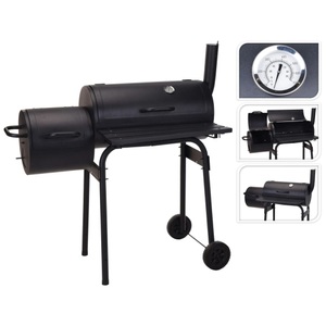 Progarden, ProGarden Smoker-Grill Schwarz, 