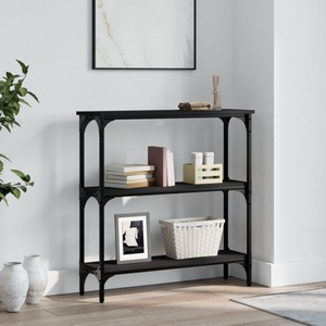 vidaXL, vidaXL Konsolentisch Schwarz 75x22,5x75 cm Holzwerkstoff, vidaXL Konsolentisch Schwarz 75x22,5x75 cm Holzwerkstoff