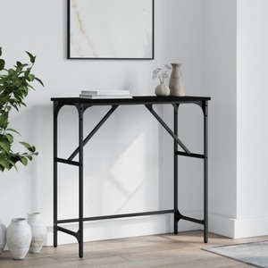 vidaXL, vidaXL Konsolentisch Schwarz 75x32x75 cm Holzwerkstoff, vidaXL Konsolentisch Schwarz 75x32x75 cm Holzwerkstoff