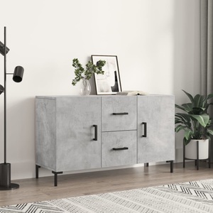 vidaXL, vidaXL Sideboard Betongrau 100x36x60 cm Holzwerkstoff