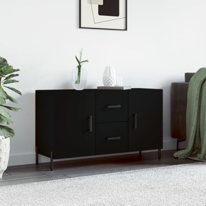 vidaXL, vidaXL Sideboard Schwarz 100x36x60 cm Holzwerkstoff