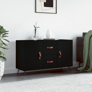 vidaXL, vidaXL Sideboard Schwarz 100x36x60 cm Holzwerkstoff