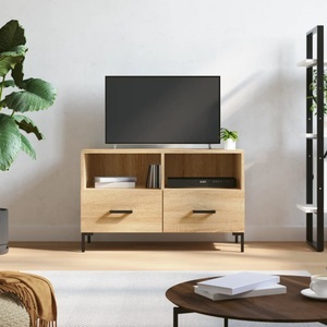 vidaXL, vidaXL TV-Schrank Sonoma-Eiche 80x36x50 cm Holzwerkstoff
