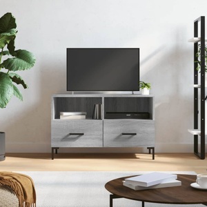 vidaXL, vidaXL TV-Schrank Grau Sonoma 80x36x50 cm Holzwerkstoff, vidaXL TV-Schrank Grau Sonoma 80x36x50 cm Holzwerkstoff