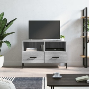 vidaXL, vidaXL TV-Schrank Grau Sonoma 80x36x50 cm Holzwerkstoff, vidaXL TV-Schrank Grau Sonoma 80x36x50 cm Holzwerkstoff
