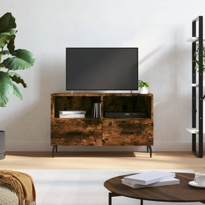 vidaXL, vidaXL TV-Schrank Räuchereiche 80x36x50 cm Holzwerkstoff, vidaXL TV-Schrank Räuchereiche 80x36x50 cm Holzwerkstoff