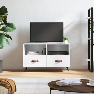 vidaXL, vidaXL TV-Schrank Weiß 80x36x50 cm Holzwerkstoff