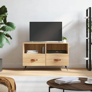 vidaXL, vidaXL TV-Schrank Sonoma-Eiche 80x36x50 cm Holzwerkstoff, vidaXL TV-Schrank Sonoma-Eiche 80x36x50 cm Holzwerkstoff