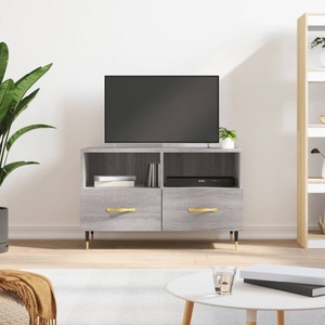 vidaXL, vidaXL TV-Schrank Grau Sonoma 80x36x50 cm Holzwerkstoff, vidaXL TV-Schrank Grau Sonoma 80x36x50 cm Holzwerkstoff