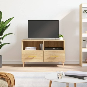 vidaXL, vidaXL TV-Schrank Sonoma-Eiche 80x36x50 cm Holzwerkstoff