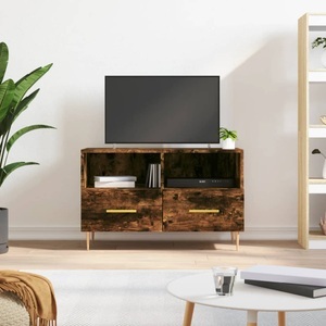 vidaXL, vidaXL TV-Schrank Räuchereiche 80x36x50 cm Holzwerkstoff