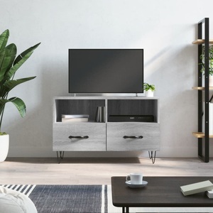 vidaXL, vidaXL TV-Schrank Grau Sonoma 80x36x50 cm Holzwerkstoff, vidaXL TV-Schrank Grau Sonoma 80x36x50 cm Holzwerkstoff