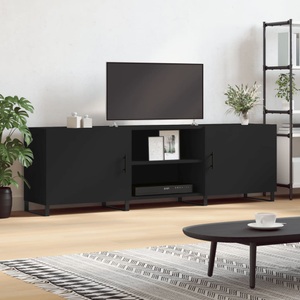 vidaXL, vidaXL TV-Schrank Schwarz 150x30x50 cm Holzwerkstoff