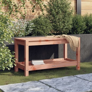 vidaXL, vidaXL Gartenbank 82,5x35x45 cm Massivholz Douglasie, vidaXL Gartenbank 82,5x35x45 cm Massivholz Douglasie
