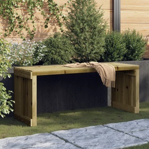 vidaXL, vidaXL Gartenbank Ausziehbar 212,5x40,5x45cm Imprägniertes Kiefernholz