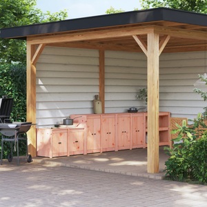 vidaXL, vidaXL Outdoor-Küchenschränke 3 Stk. Massivholz Douglasie, vidaXL Outdoor-Küchenschränke 3 Stk. Massivholz Douglasie