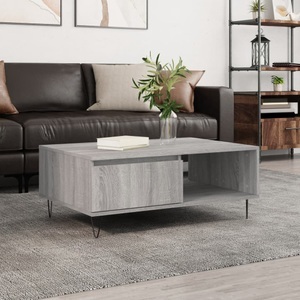 vidaXL, vidaXL Couchtisch Grau Sonoma 90x60x35 cm Holzwerkstoff