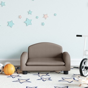 vidaXL, vidaXL Kindersofa Taupe 50x40x30 cm Stoff, vidaXL Kindersofa Taupe 50x40x30 cm Stoff