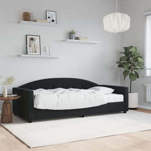 vidaXL, vidaXL Tagesbett mit Matratze Schwarz 90x190 cm Samt, 