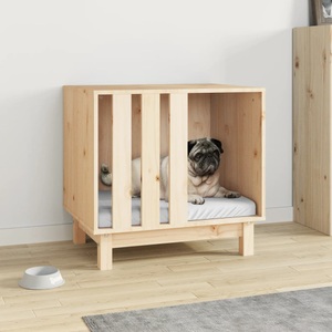 vidaXL, vidaXL Hundehütte 60x45x57 cm Massivholz Kiefer, vidaXL Hundehütte 60x45x57 cm Massivholz Kiefer
