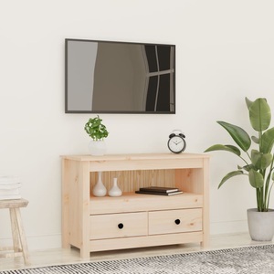 vidaXL, vidaXL TV-Schrank 79x35x52 cm Massivholz Kiefer, vidaXL TV-Schrank 79x35x52 cm Massivholz Kiefer