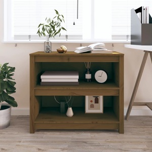 vidaXL, vidaXL Bücherregal Honigbraun 80x35x68 cm Massivholz Kiefer