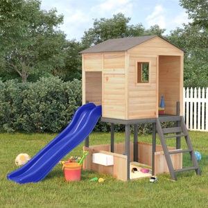 vidaXL, vidaXL Spielturm Massivholz Tanne, 