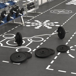 vidaXL, vidaXL Langhantel mit Gewichten 90 kg
