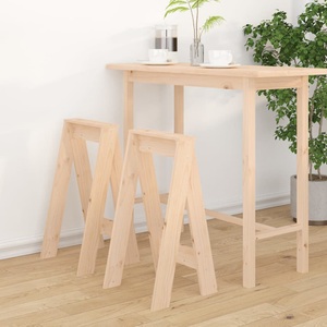 vidaXL, vidaXL Hocker 2 Stk. 40x40x75 cm Massivholz Kiefer, 