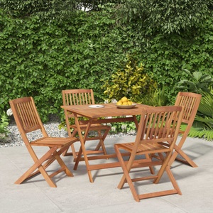 vidaXL, vidaXL 5-tlg. Garten-Essgruppe Massivholz Akazie, 