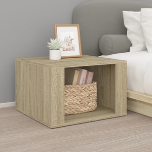 vidaXL, vidaXL Nachttisch Sonoma-Eiche 57x55x36 cm Holzwerkstoff, vidaXL Nachttisch Sonoma-Eiche 57x55x36 cm Holzwerkstoff