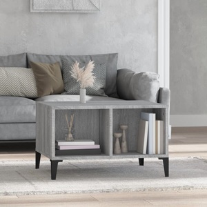 vidaXL, vidaXL Couchtisch Grau Sonoma 60x50x36,5 cm Holzwerkstoff, vidaXL Couchtisch Grau Sonoma 60x50x36,5 cm Holzwerkstoff