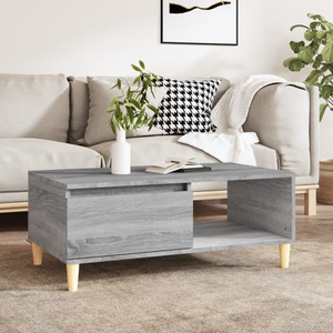 vidaXL, vidaXL Couchtisch Grau Sonoma 90x50x36,5 cm Holzwerkstoff, vidaXL Couchtisch Grau Sonoma 90x50x36,5 cm Holzwerkstoff