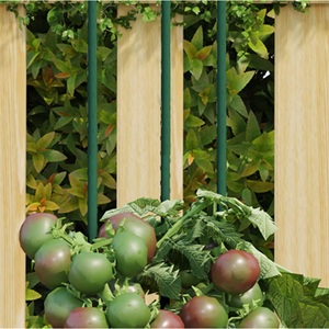 vidaXL, vidaXL Pflanzenstützen 30 Stk. Grün 150 cm Stahl, 