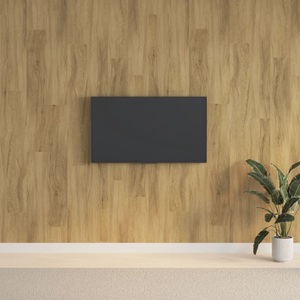 vidaXL, vidaXL Wandpaneele Holzoptik Braun PVC 2,06 m²