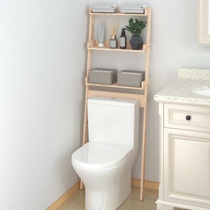 vidaXL, vidaXL Toilettenregal 63,5x32x179 cm Massivholz Kiefer